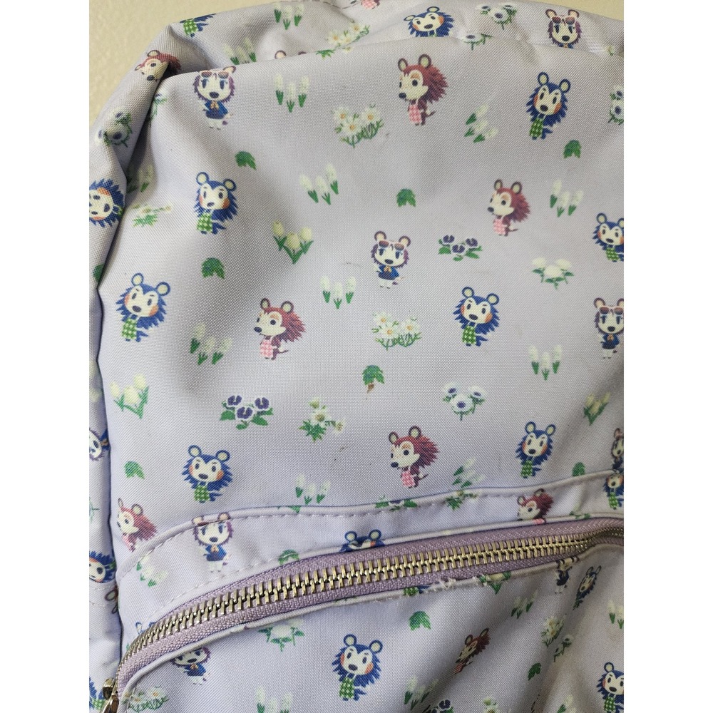 Nintendo Animal Crossing Able Sisters Mini Backpack Switch Console Sleeve Purple - Picture 4 of 7